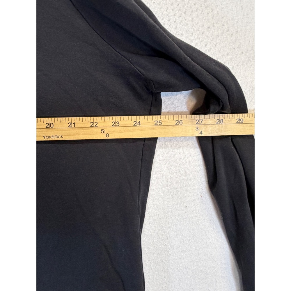 Charles River Apparel State Farm Cardigan Black Supima Cotton XL Open Front - Picture 7 of 7